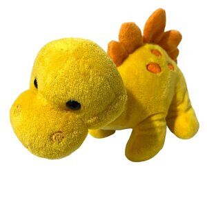 Prextex Stegosaurus Dinosaur Plush 12" Yellow